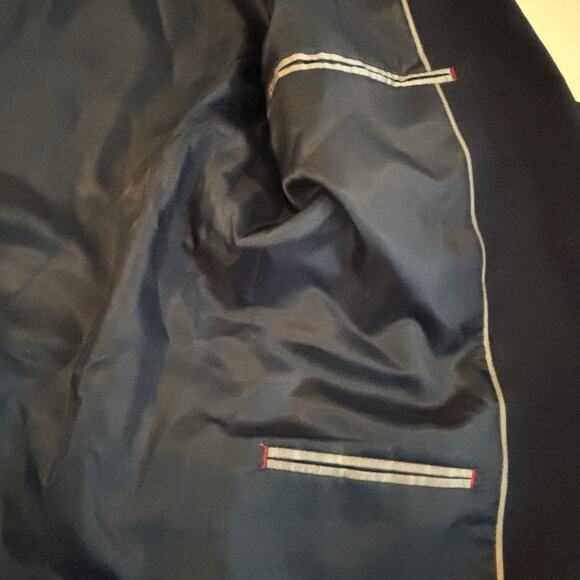 Nautica Mens Modern Fit Sport Coat 38 Regular Navy - Picture 5 of 13